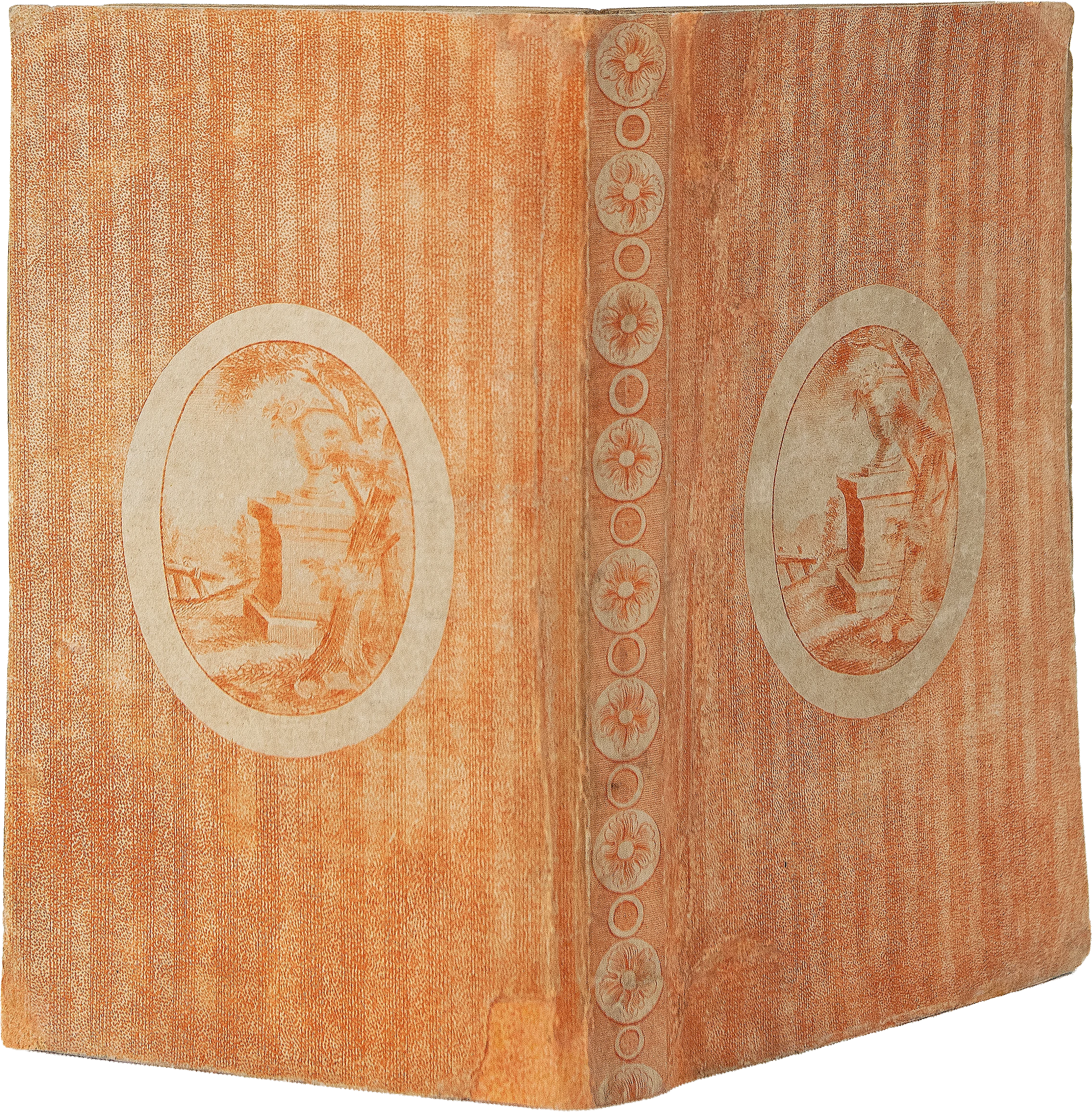 Illustrierter Originalumschlag der Erstausgabe von Johann Peter Hebels Allemannischen Gedichten.