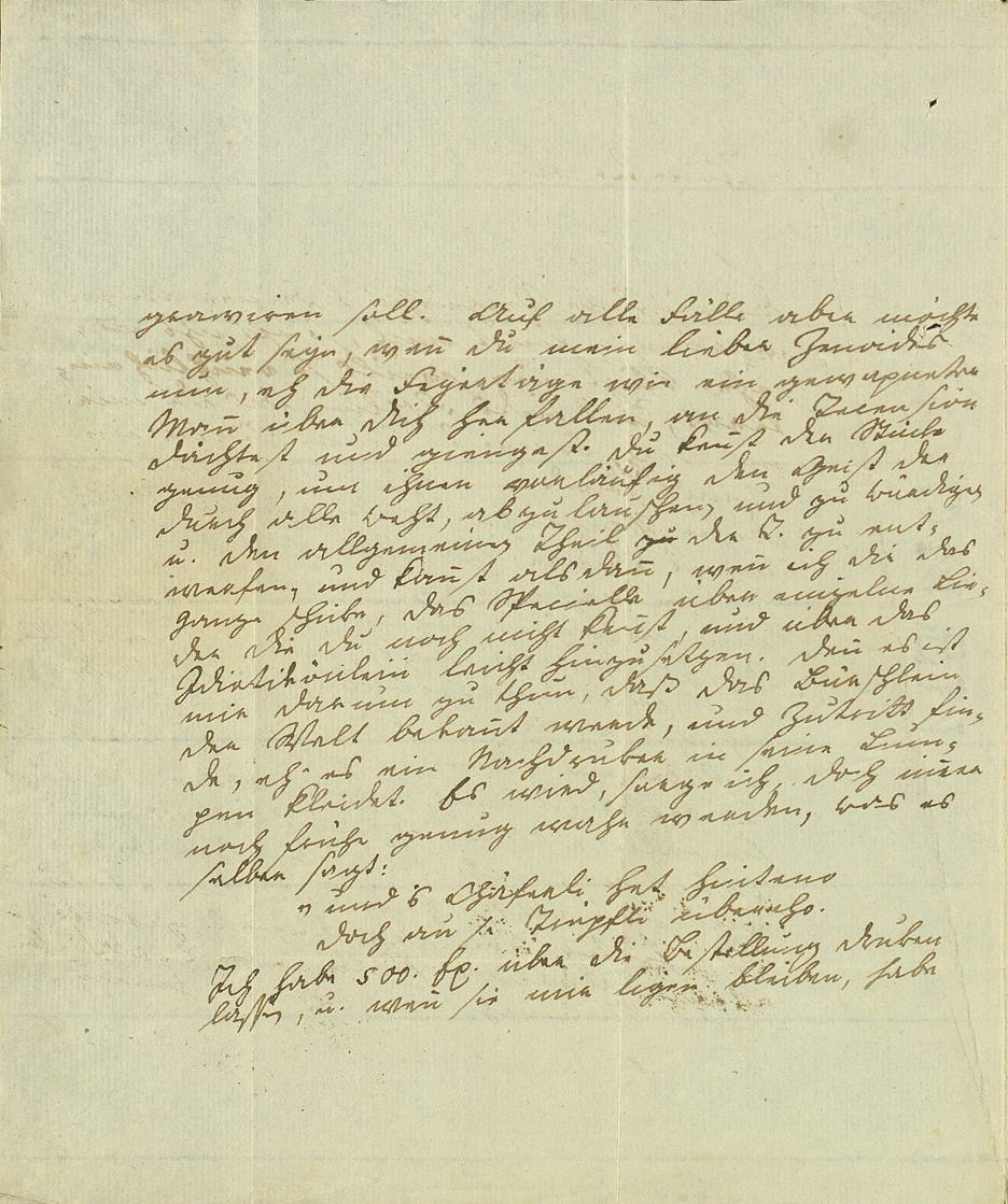 Brief Johann Peter Hebels an Friedrich Wilhelm Hitzig vom 5. Dezember 1802.